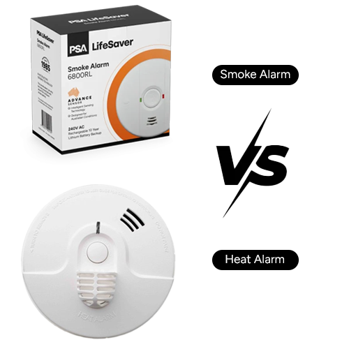 Comparing Smoke & Heat Alarms in Australia & New Zealand: Where and When Each Should Be Used